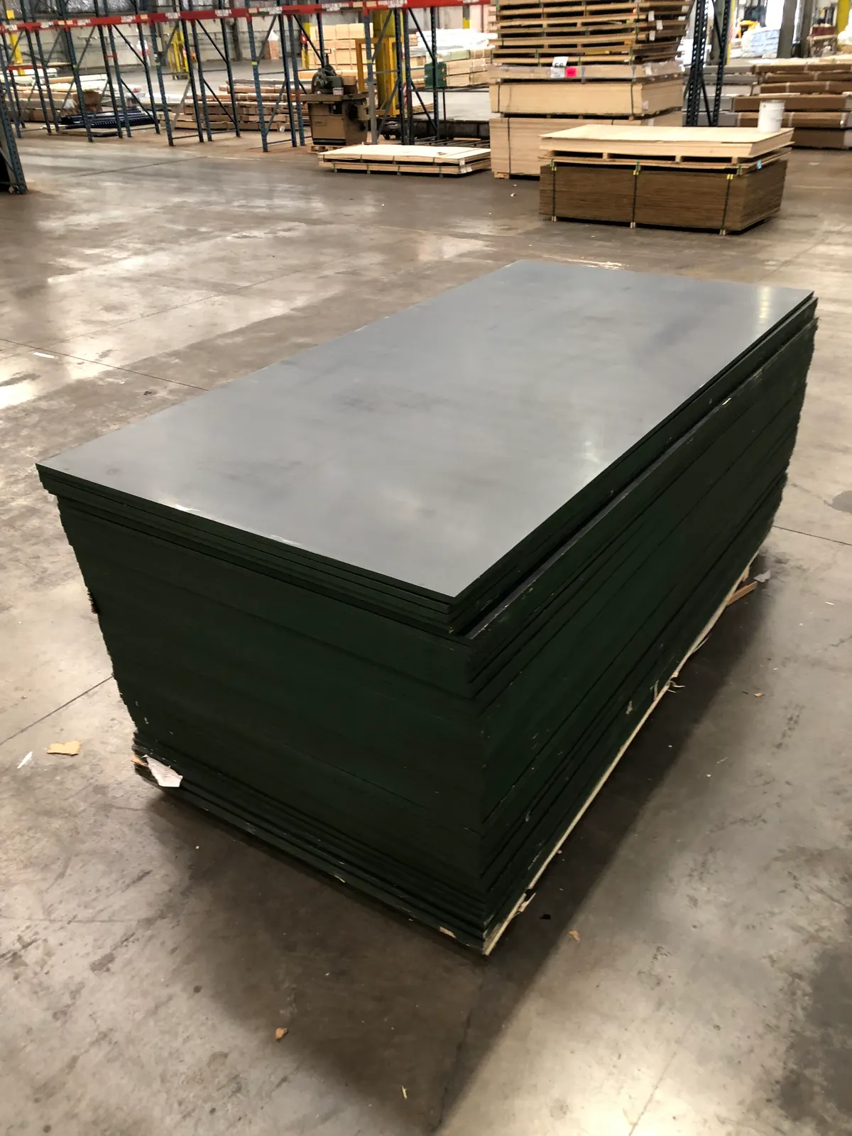17mm film-faced formply sheets stacked on pallet - PlyMatrix NZ